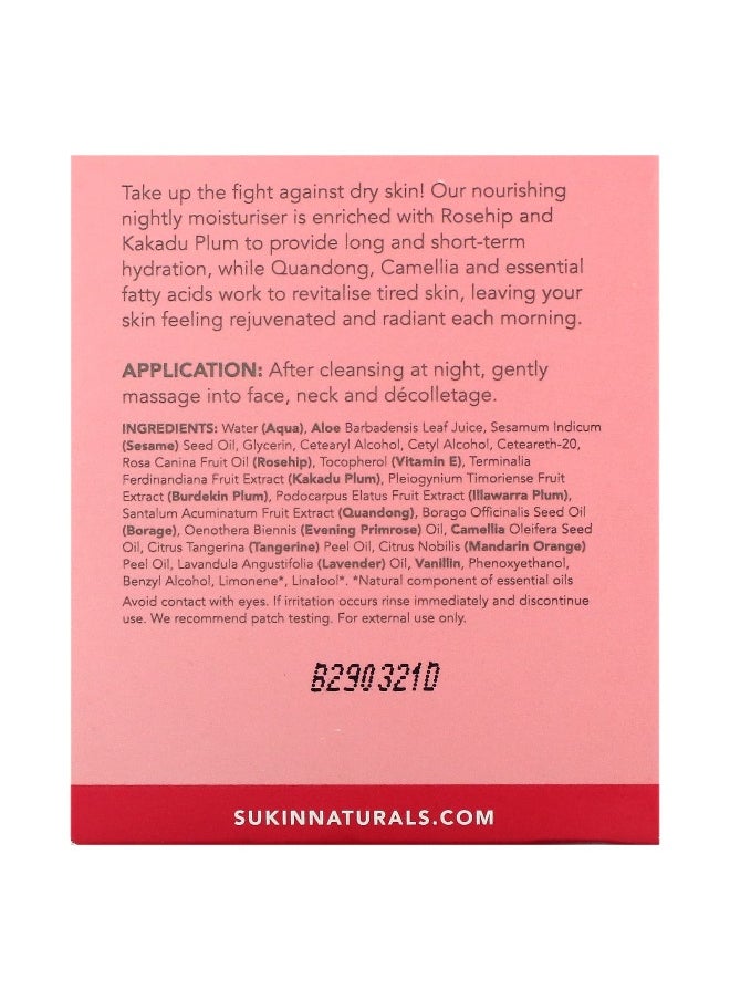 Sukin Sukin, Enriching Night Cream, Rosehip, 4.06 fl oz (120 ml)  - Image 3
