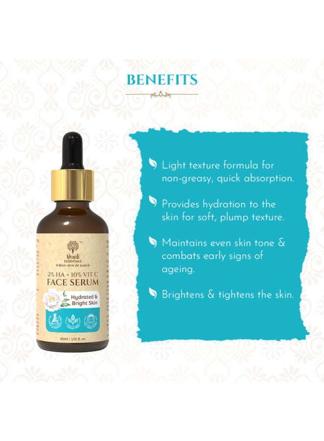 KHADI ESSENTIALS سيروم الوجه 2% HA + 10% فيتامين C - Image 3