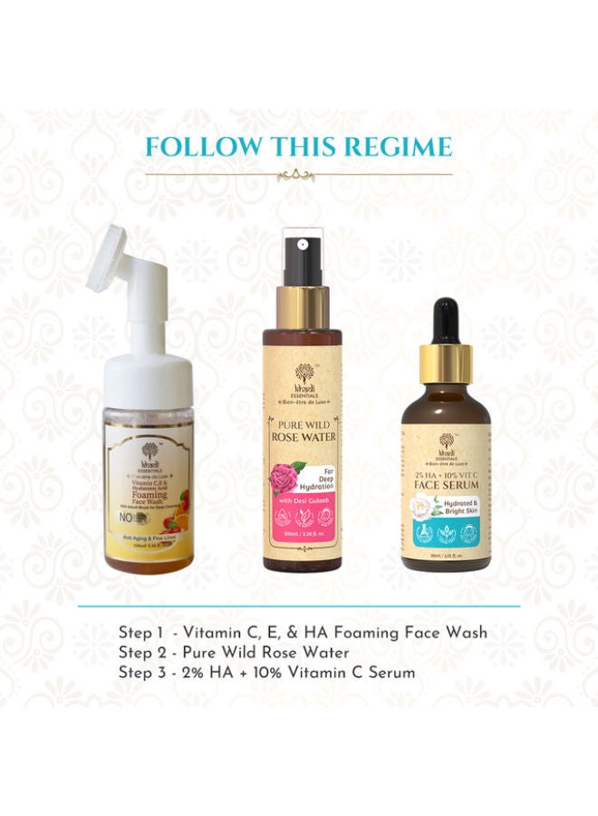 KHADI ESSENTIALS سيروم الوجه 2% HA + 10% فيتامين C - Image 5