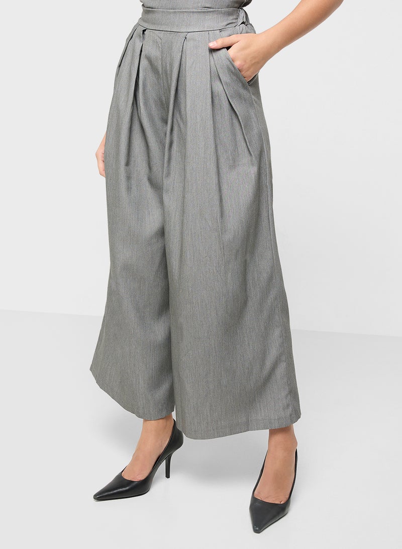 ELLA Bardot Peplum Top & Pant Set - Image 4