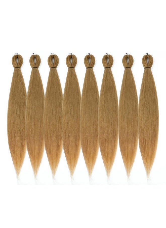 ROSDINA Pre-stretched Braiding Hair - 30 Inch, Yaki Texture, 8 Packs, Blonde, Super Long, For Twist or Box Braids, Synthetic Braiding Hair Extensions  - Image 2