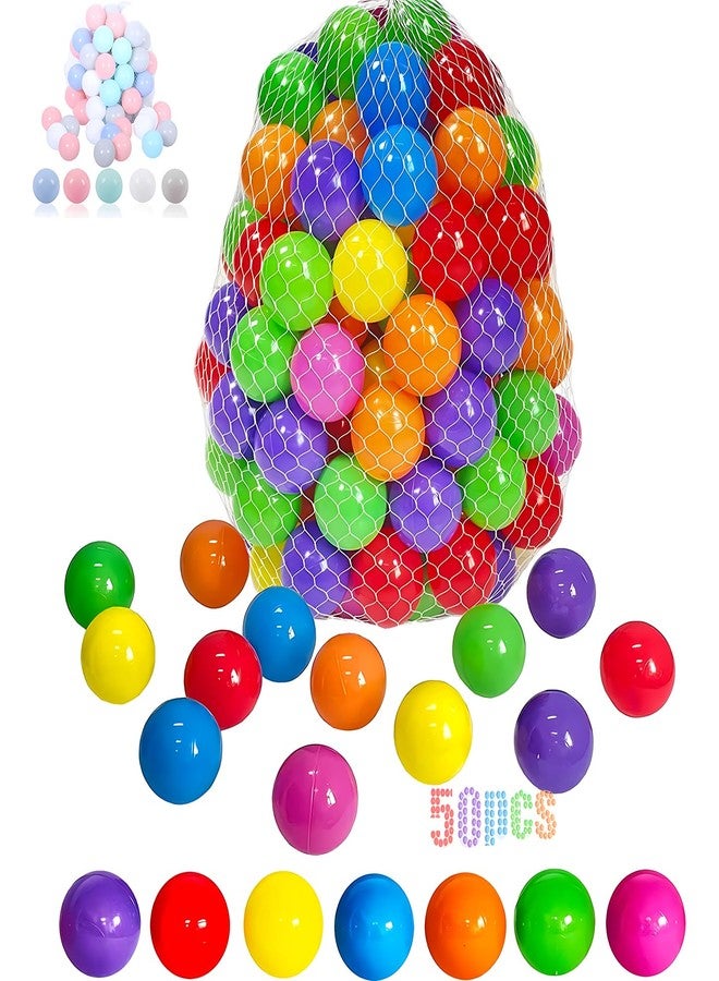 LANGXUN 50 100 200 Balls Soft Plastic Ball Pit Balls for Kids, Gift for Baby Toddler Birthday Christmas, Ball Pit Play Tent, Baby Kiddie Pool Water Toys, Party Decoration - Image 1
