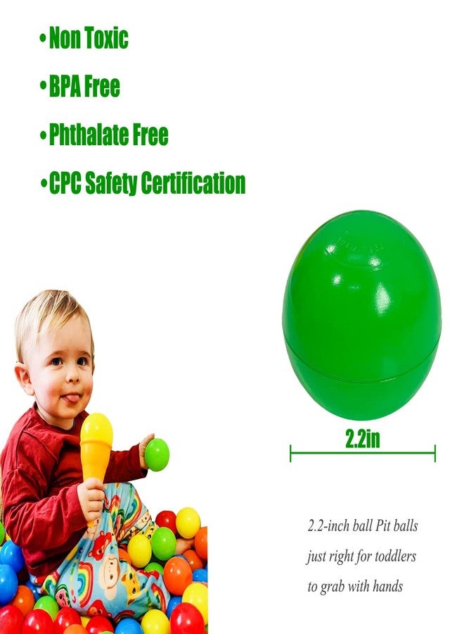 LANGXUN 50 100 200 Balls Soft Plastic Ball Pit Balls for Kids, Gift for Baby Toddler Birthday Christmas, Ball Pit Play Tent, Baby Kiddie Pool Water Toys, Party Decoration - Image 3