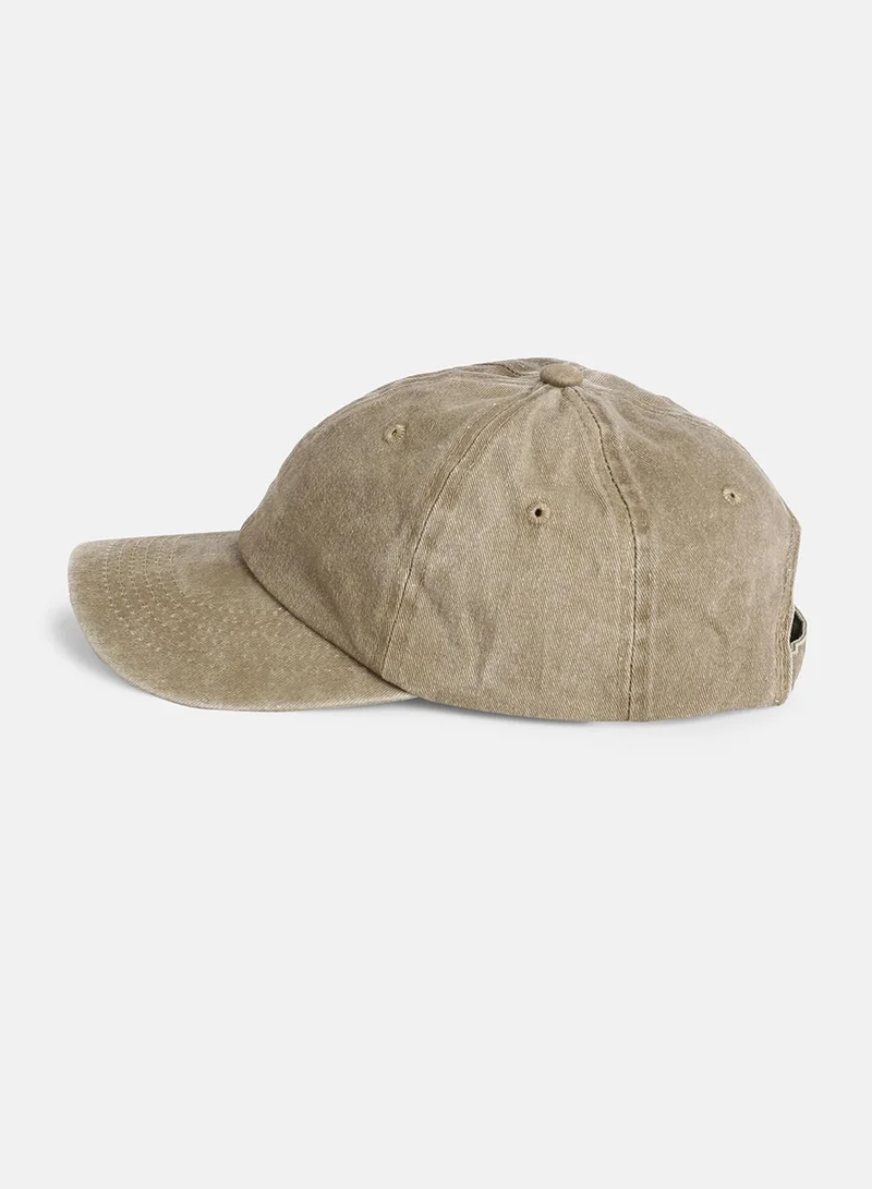 صوص هاوت Solid Baseball Cap - Oatmeal