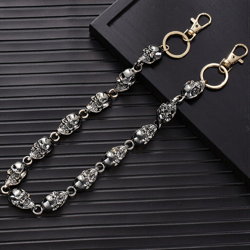 Unisex Skull Metal Pant Chain Gender Neutral Punk Waist Jewelry for Men Women - Image 3