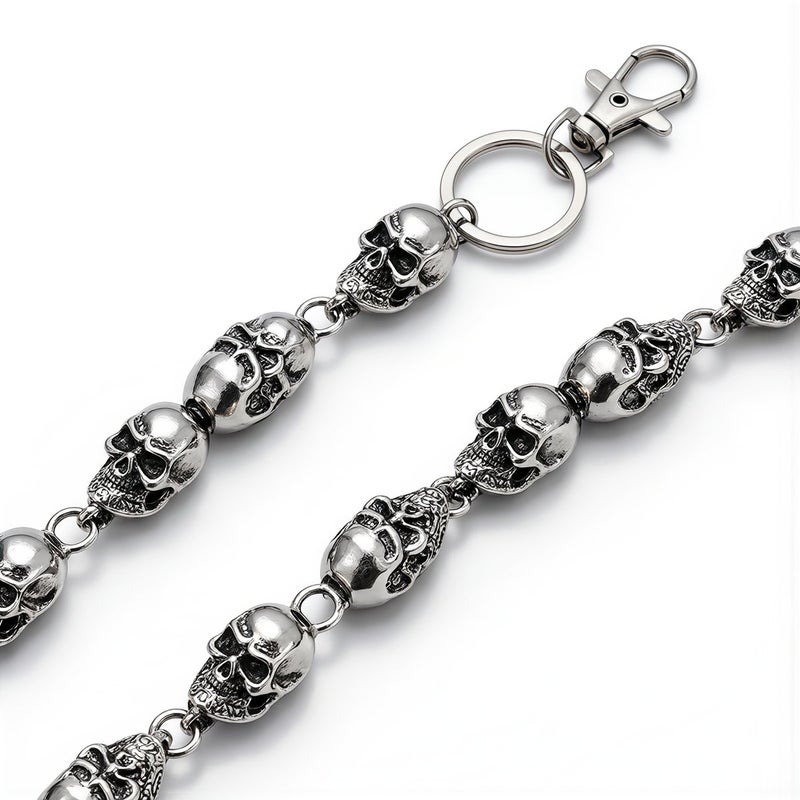 Unisex Skull Metal Pant Chain Gender Neutral Punk Waist Jewelry for Men Women - Image 5