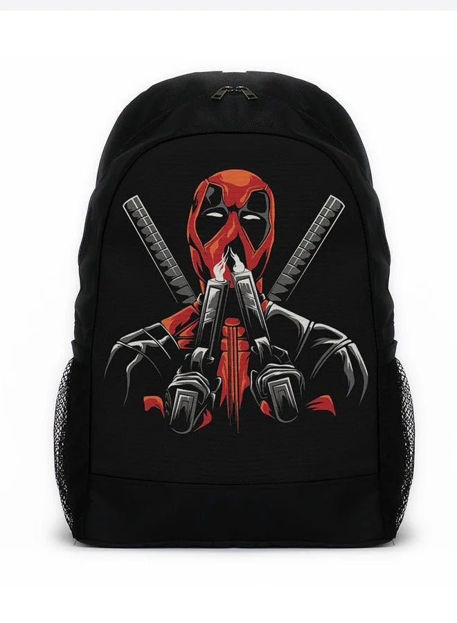 Generic Sports Backpacks Deadpool (black&red)  - Image 1