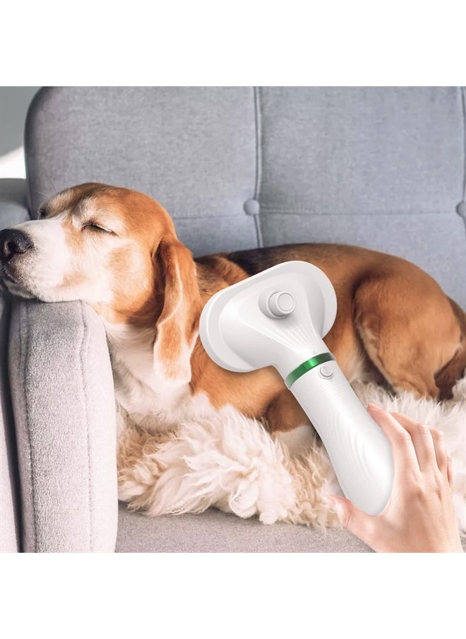 COLORCORAL - Pet Hair Dryer, 2 in 1 Dog Blow Dryer Pet Dryers for Dog Grooming with Slicker Brush, Dog Dryer with Adjustable 3 Temperatures Settings for Small and Medium Dogs and Cats - Image 1