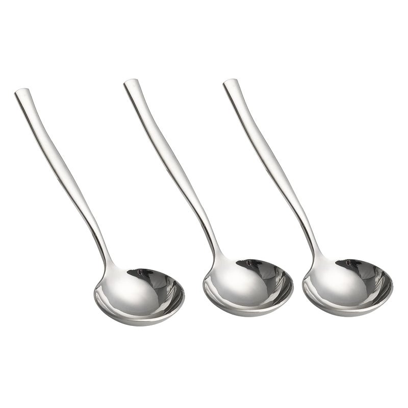 Nicesh 3 Piece Stainless Steel Gravy Ladle  Kitchen Small Table Ladle - Image 1