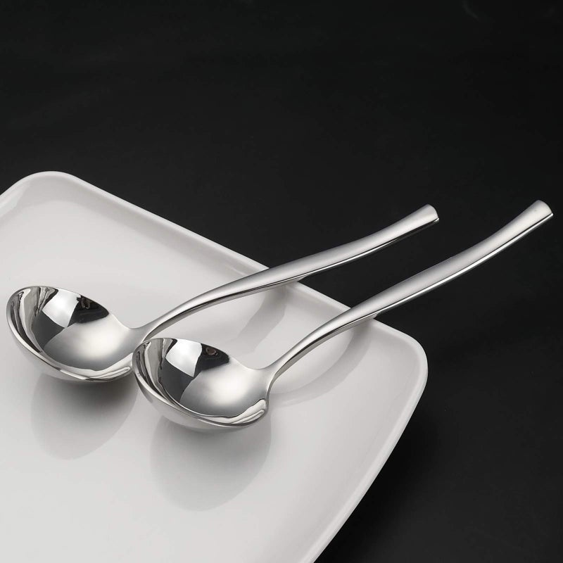 Nicesh 3 Piece Stainless Steel Gravy Ladle  Kitchen Small Table Ladle - Image 4