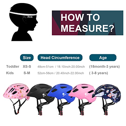 GLAF Baby Bike Helmet Toddler Helmets for 1 Year Old and up Infant Girls Boys Multi Sport Adjustable for Scooter Bicycle Kids Youth Child Skateboard Safety Cycling (XS, Matte Black) - Image 5