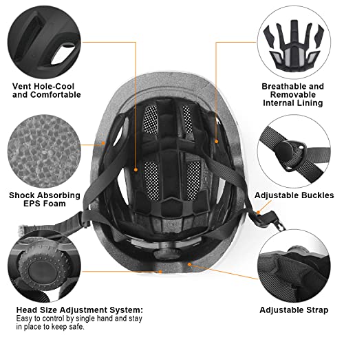 GLAF Baby Bike Helmet Toddler Helmets for 1 Year Old and up Infant Girls Boys Multi Sport Adjustable for Scooter Bicycle Kids Youth Child Skateboard Safety Cycling (XS, Matte Black) - Image 4