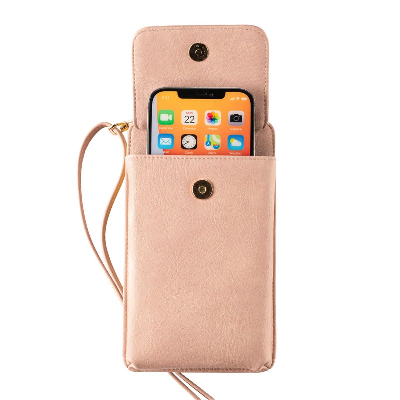Claasico Crossbody Phone Purse for Women â€“ RFID Phone Case Wallet w/Magnetic Closure & Separate Zipper Pocket Crossbody Bag - Image 3