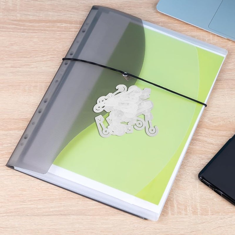 خطافات بلاستيكية متينة 100 قطعة لعرض جوارب وقبعات ومشابك تنظيم - Image 5