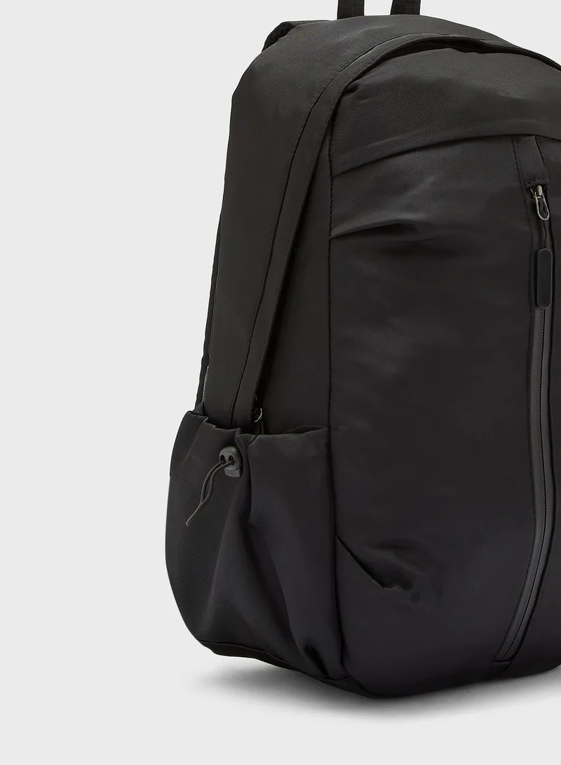 Seventy Five Backpack With Front Zip WithLaptop Sleeve