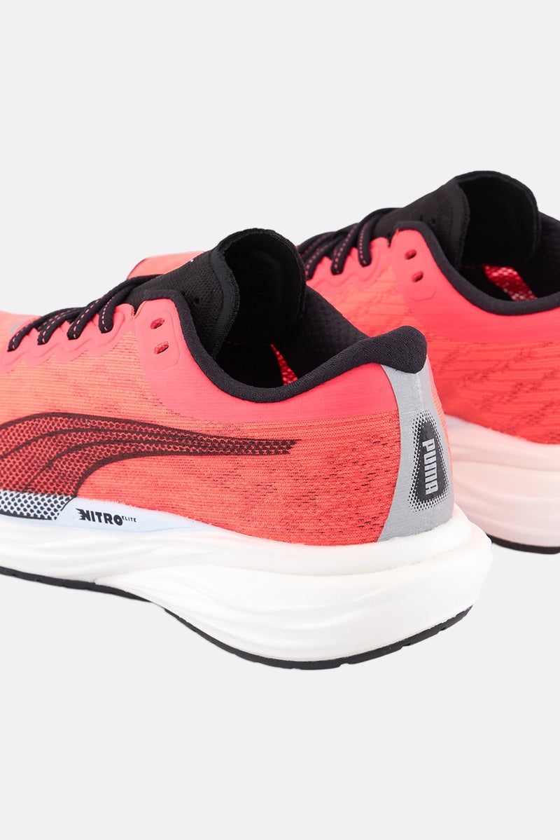 PUMA Women Deviate Nitro 2 Lace Up Running Shoes, Pink - Image 2