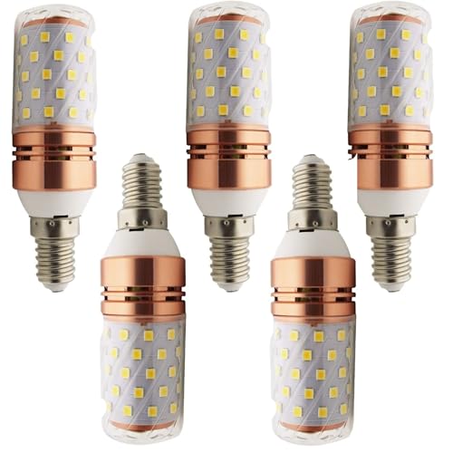 GreyWings LED Colour Changing E14 Bulb, 12W Multi-Coloured, Warm White/Cool White/Natural White, High Brightness LED Light for Home, Pack of 5 - Image 1