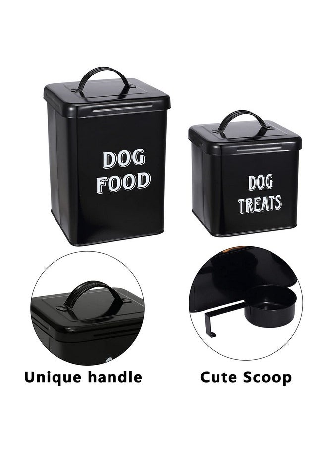 Dog Food Storage Container Farmhouse Pet Food Treats Holder With Lid And Scoop, Perfect Sturdy Canister Tins For Kitchen Countertop, Shelf, Great Gift For Pet Owners  Dog Food  Black - pzsku/ZAB767CDCF8EA524434AFZ/45/_/1726220383/87b08594-f4ff-47bf-88ce-5c2ebe40e240