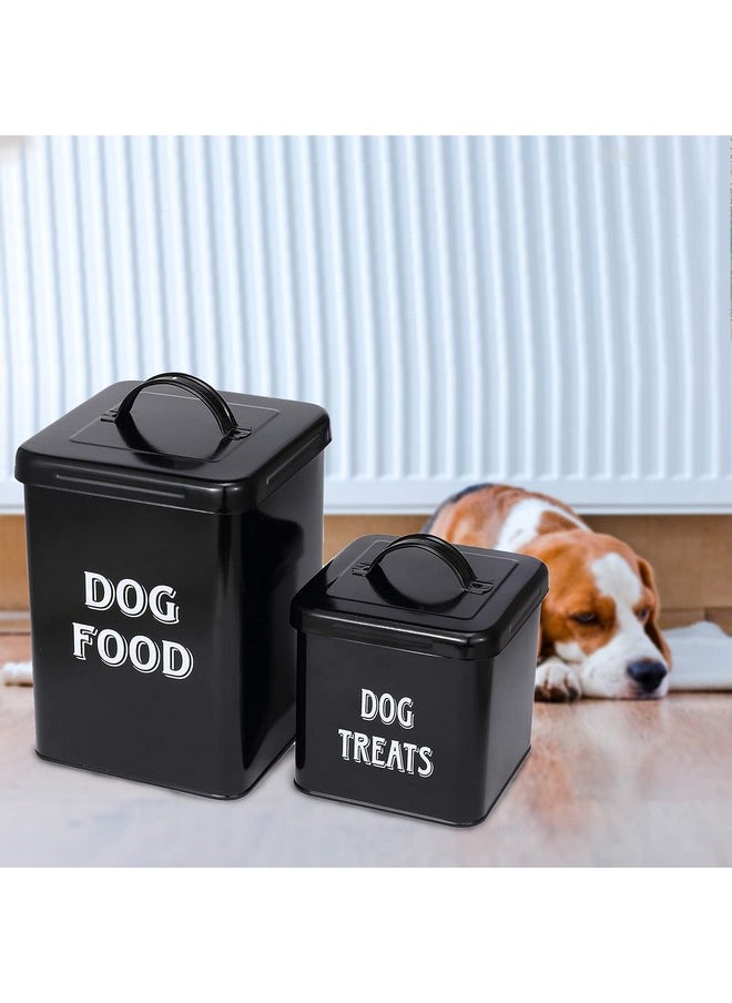 Dog Food Storage Container Farmhouse Pet Food Treats Holder With Lid And Scoop, Perfect Sturdy Canister Tins For Kitchen Countertop, Shelf, Great Gift For Pet Owners  Dog Food  Black - pzsku/ZAB767CDCF8EA524434AFZ/45/_/1726220385/9d8b2e5e-b565-42a9-846b-bd248b3c1e1f