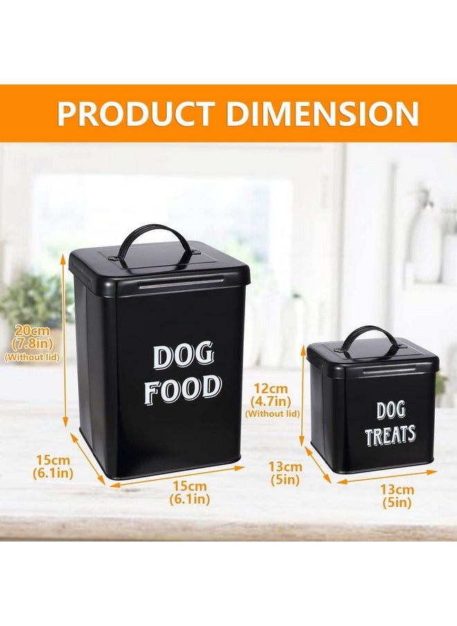 Dog Food Storage Container Farmhouse Pet Food Treats Holder With Lid And Scoop, Perfect Sturdy Canister Tins For Kitchen Countertop, Shelf, Great Gift For Pet Owners  Dog Food  Black - pzsku/ZAB767CDCF8EA524434AFZ/45/_/1726220394/bffe3e36-1603-489d-8711-a7513dfda55b