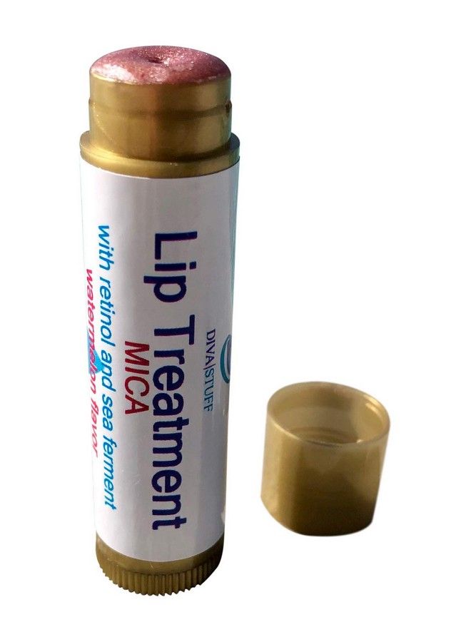 Diva Stuff Superior Lip Treatmentwith Retinol and Sea Ferment Mica Infused and Watermelon Flavor Made in the USA 1 fl oz - Image 2