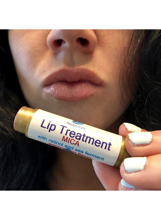 Diva Stuff Superior Lip Treatmentwith Retinol and Sea Ferment Mica Infused and Watermelon Flavor Made in the USA 1 fl oz - Image 3