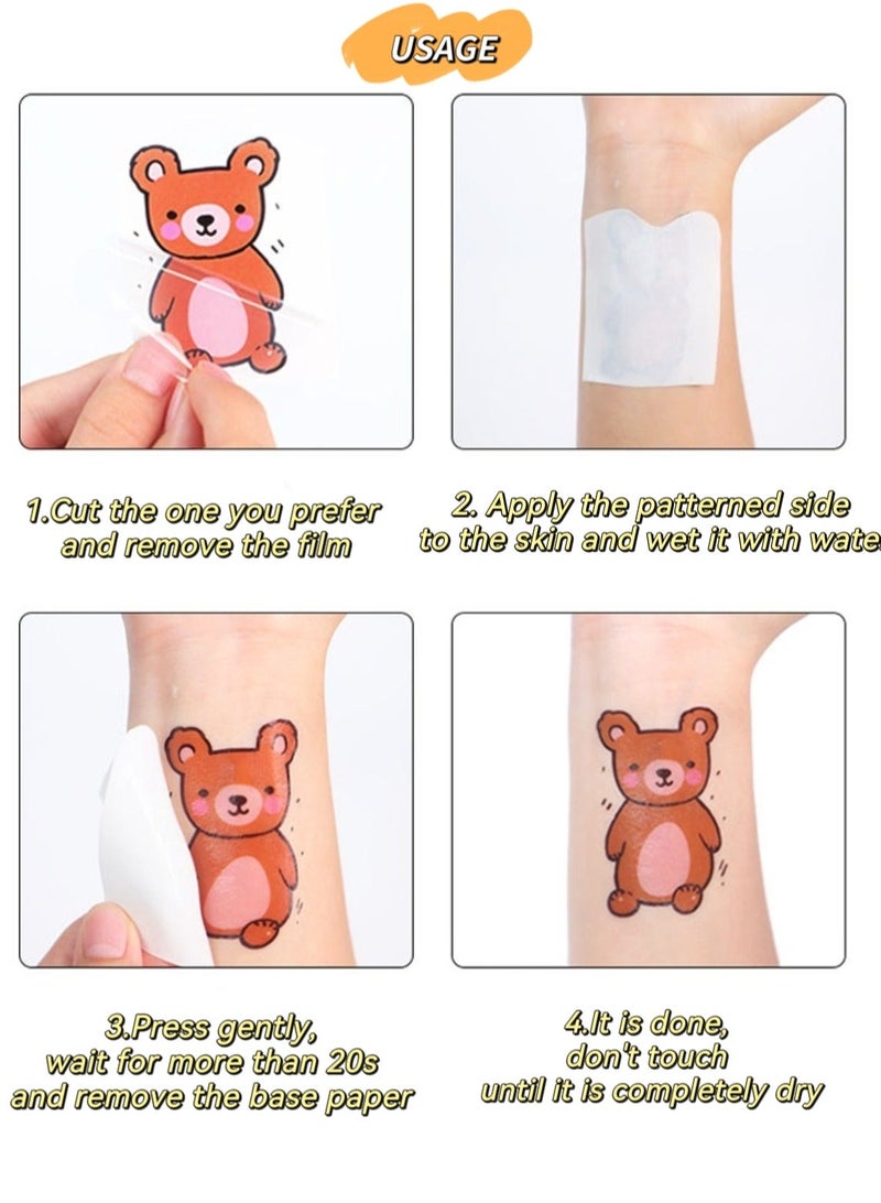 9 Sheets Henna Temporary Tattoo Stickers Tatouage Marron Designs Full Hand - Image 4