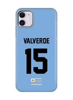 Stylizedd Slim Cover for Apple iPhone 11 Case Snap Classic Series Mobile Cover Hard Matte Finish Print -Uruguay- Valverde  - Image 1