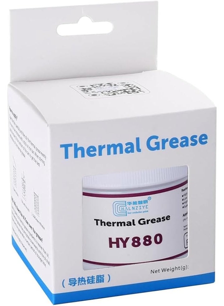 YUNSYE Thermal Paste,Thermal Conductivity: >6.15W/m-k CPU Thermal Grease Paste Compound Carbon Based High Performance for CPU PC GPU PS5-50 Grams - Image 1