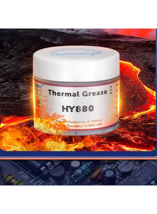 YUNSYE Thermal Paste,Thermal Conductivity: >6.15W/m-k CPU Thermal Grease Paste Compound Carbon Based High Performance for CPU PC GPU PS5-50 Grams - Image 2