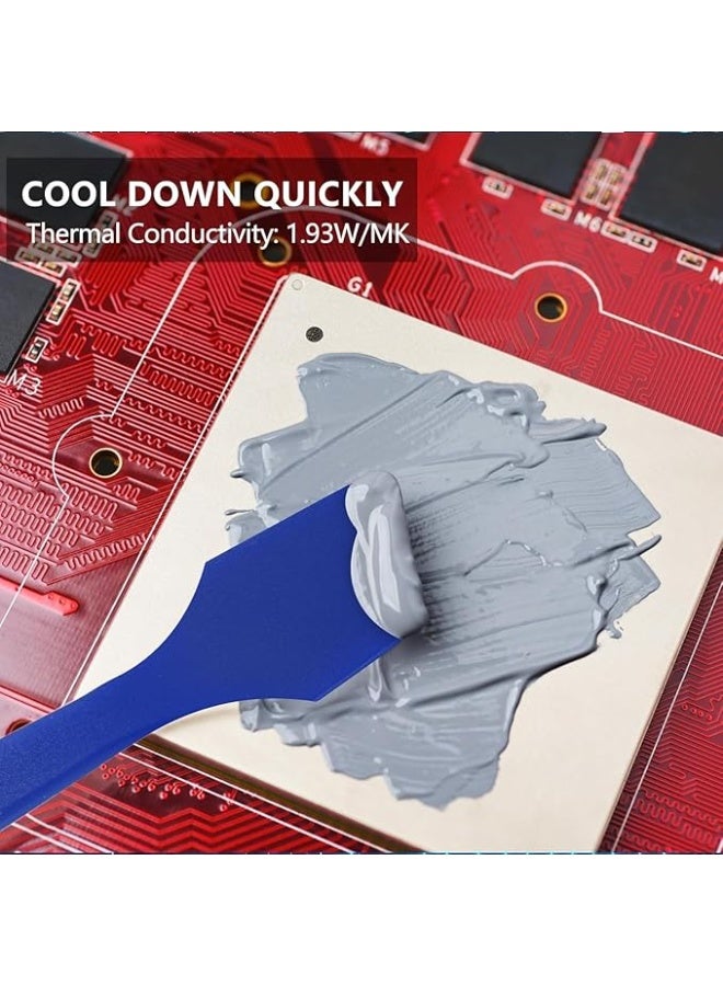 YUNSYE Thermal Paste,Thermal Conductivity: >6.15W/m-k CPU Thermal Grease Paste Compound Carbon Based High Performance for CPU PC GPU PS5-50 Grams - Image 3
