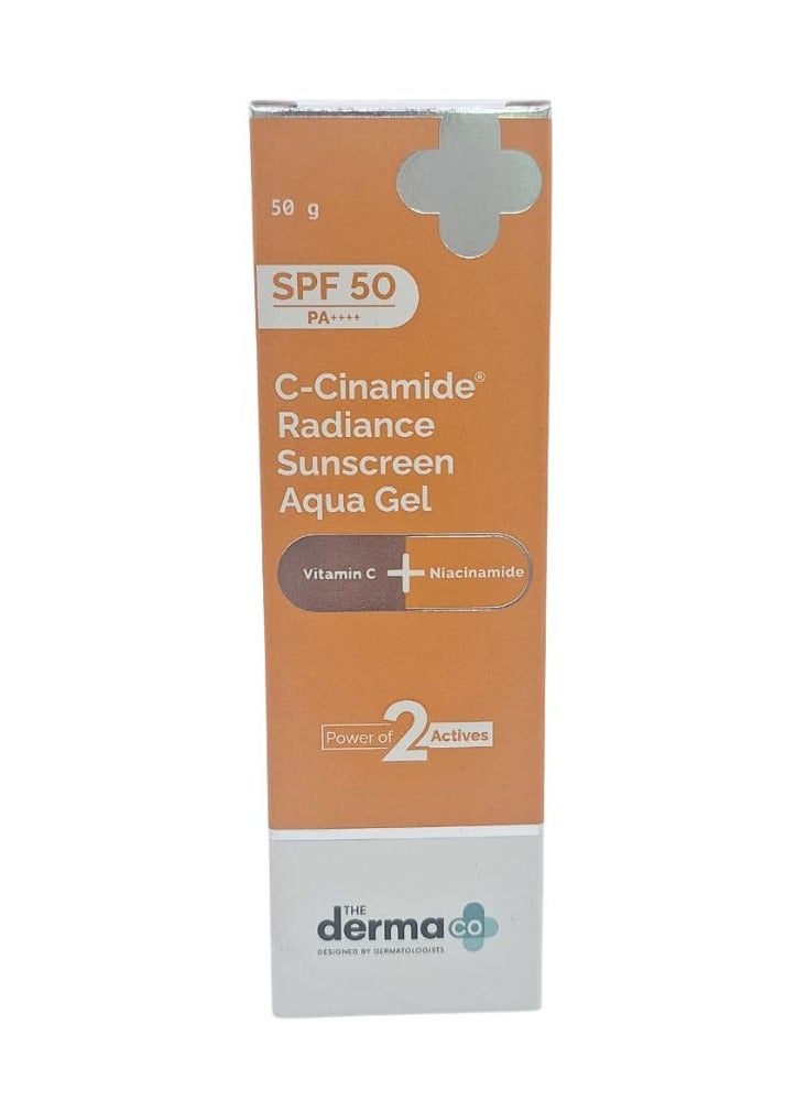 THE derma Co Derma Co C-Cinamide Sunscreen Gel Spf50 50G - Image 1