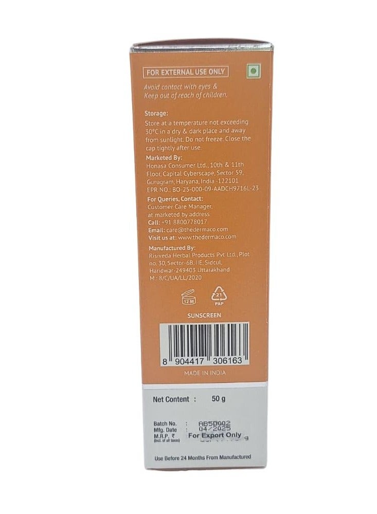 THE derma Co Derma Co C-Cinamide Sunscreen Gel Spf50 50G - Image 2
