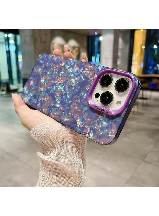 اس-توب جراب لهاتف iPhone X / XS IMD Shell Texture TPU + جراب هاتف أكريليك - Image 4