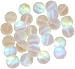 Sluswallow 100Pcs 8mm Matte Crystal Glass Beads Mermaid Aurora Beads Moonstone Beads Bead Assortments for Jewelry Making Arts Crafts - Image 2