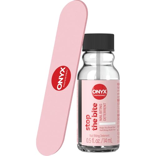 Onyx Professional Stop the Bite Nail Biting Prevention Polish, 0.5 Fl Oz - Made in USA, Stop Nail Biting, No Bite Nail Polish, Thumb Sucking Deterrent - Image 1
