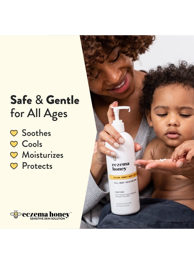 Czema Honey Oatmeal Body Lotion Hand & Body Cream For Eczema Relief Natural Dry Skin Repair (16 Oz)