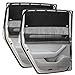 DIZA100 Car Window Shades 2 Pcs Half Blackout Half SeeThrough Magnetic Sun Shade for Rear Window Covers with Fixed Suction CupsCar Curtains for Baby SunHeatUV Protection - Image 2