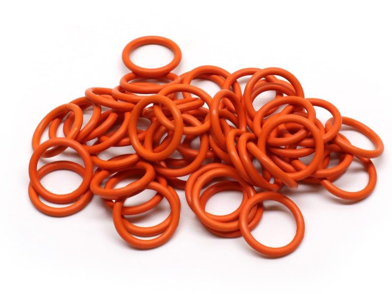 Captain O-Ring 50 Pack - #11105 O-Ring Replacement for Harley Davidson Oil Drain Plug Oring (Orange Color) - Image 2