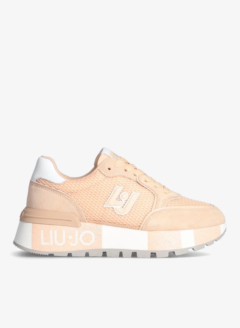 Liu Jo Suede and mesh platform sneakers