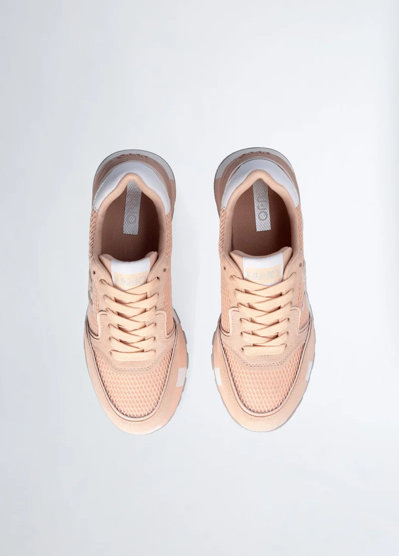 Liu Jo Suede and mesh platform sneakers
