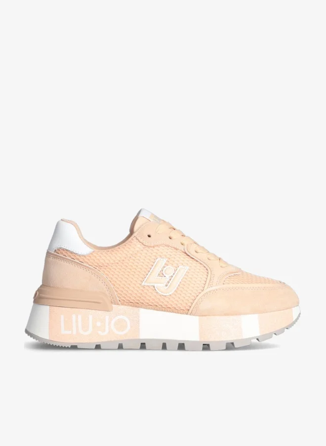 Liu Jo Suede and mesh platform sneakers