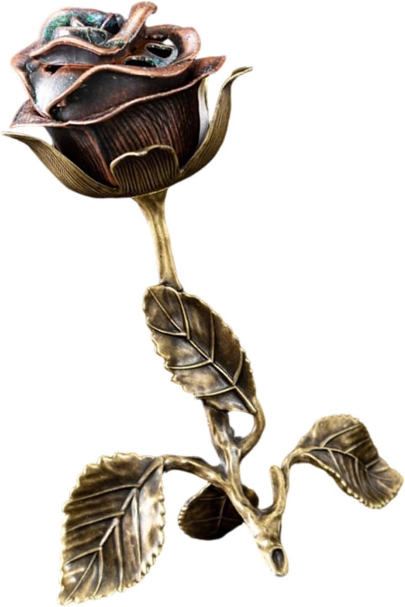 Realistic Floral Scented Holders in Alloy for Anniversary and Valentine ' S Ambiance Rose Scented Owner - Image 4