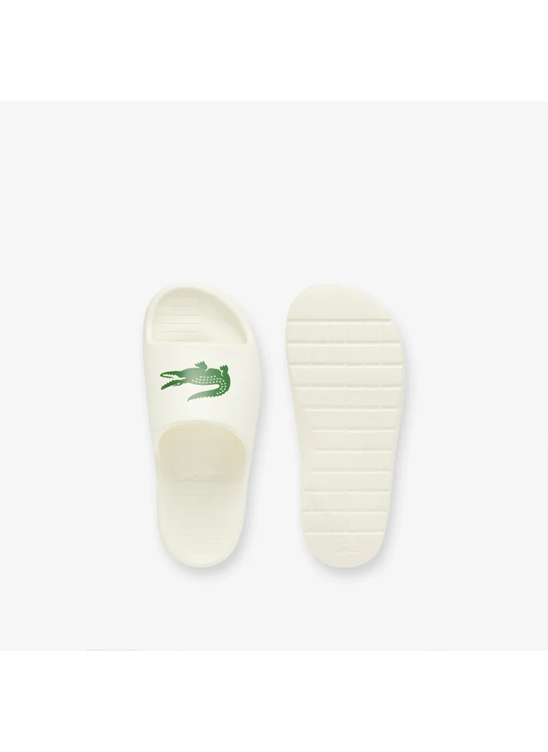 لاكوست Croco 2.0 Evo Single Strap Logo Detailed Slides