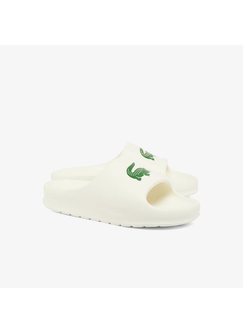 LACOSTE - Croco 2.0 Evo Single Strap Logo Detailed Slides - Image 1