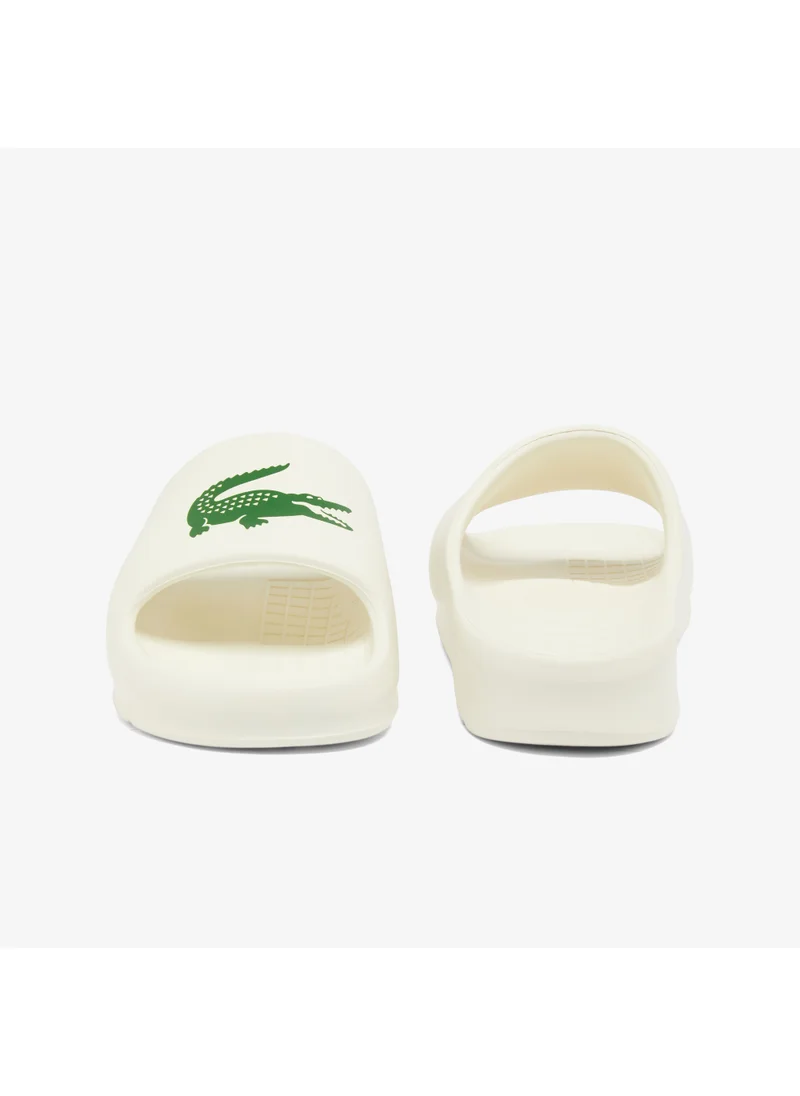 لاكوست Croco 2.0 Evo Single Strap Logo Detailed Slides