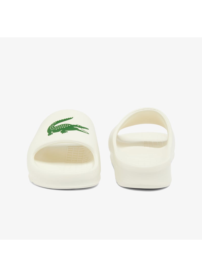 LACOSTE - Croco 2.0 Evo Single Strap Logo Detailed Slides - Image 1