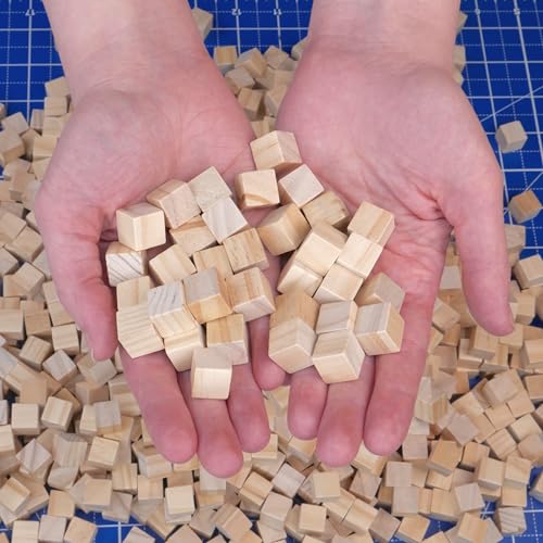 STEM Inventions Wood Blocks, 200-Pack – 200-Pack of Unfinished Wooden Blocks for STEM Projects, Crafts, and DIY Builds - Image 2