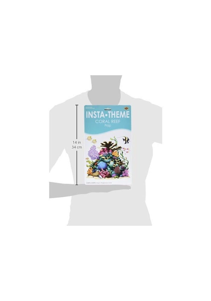 Beistle Coral Reef Prop with 3 Fish Included - Under The Sea Party Accessory - Image 2