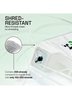 REACH REACH Waxed Dental Floss, Mint, Plaque Remover for Teeth, Shred Resistant, Floss Slides Smoothly, Easy to Use, Waxed, Deep Cleaning Teeth, Oral Care, PFAS Free, for Adults & Kids, 1 Pack, 55 yd  - Image 3